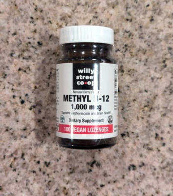 Methyl B-12, Extra Strength, Berry 1,000 mcg, 100 vegan lozenges (chewable) 1/27
