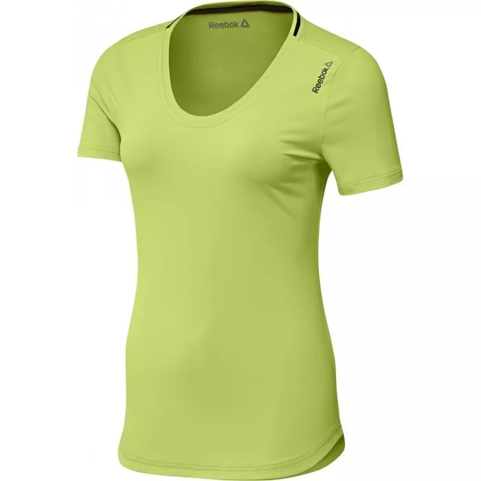 New Reebok Training T-Shirt Top - Green - Ladies Womens Gym Running Fitness