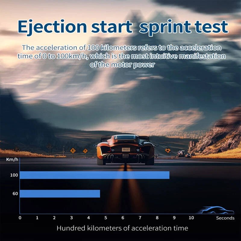 Suporte de alarme de velocidade excessiva velocímetro GPS display cabeça de carro digital 5,5 polegadas - Imagem 4 de 4