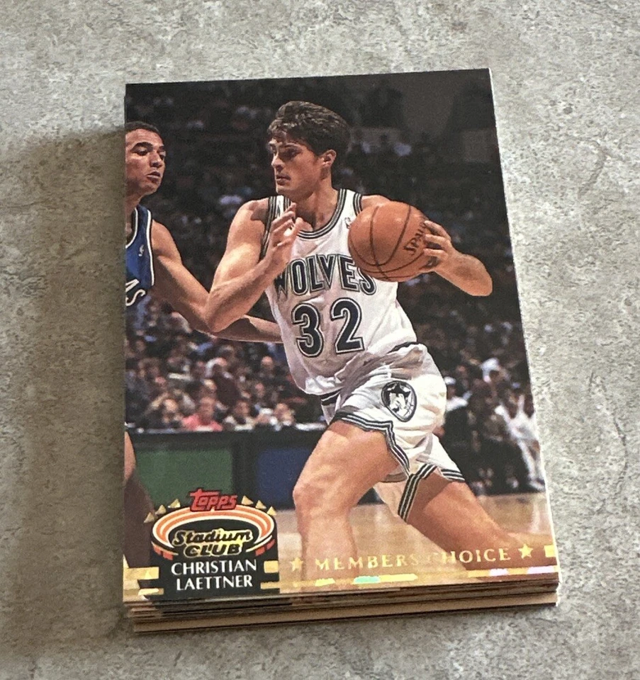 Lote mixto vintage de 15 tarjetas coleccionables de Minnesota Timberwolves de la NBA Foto 2 de 3