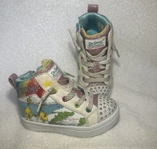 Skechers Dr Seuss LOVELY SNEETCHES Kids Toddlers Size 7 Twinkle Toes Light Shoes