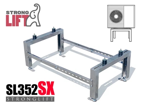 Bodenkonsole Klimaanlage Wärmepumpe Halterung Klimaständer Ständer SL352SX INOX