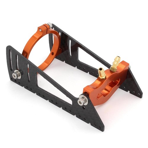 Barco de radiocontrol TFL montaje motor aleación de carbono 40 mm monocasco refrigerado por agua naranja - Imagen 2 de 12