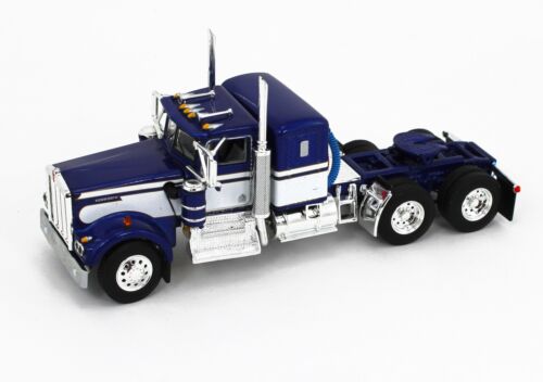 2021 DCP 1:64 *BLUE & WHITE* Kenworth W900A w/CHROME POLAR TANKER TRAILER NIB - Picture 4 of 9