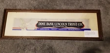 DIME BANK LINCOLN TRUST EAGLE 1 OF 1 SCRANTON PA ORIGINAL DRAWN COLOR AD PROOF