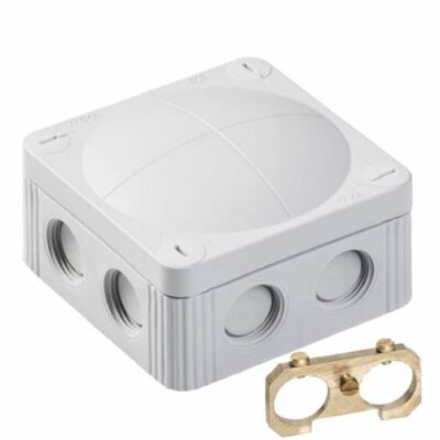 Wiska ACE Kombibox SWA Kabelverbindungsset grau mit Erdungsleiste IP66/7 85x85x51mm