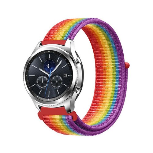 For Samsung Galaxy Watch Soft Wearable Nylon Woven 20/22mm Wrist Band Strap - Picture 48 of 60