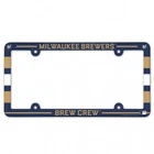 Milwaukee Brewers Plastic License Frame [NEW] MLB Tag Auto Car Plate Truck