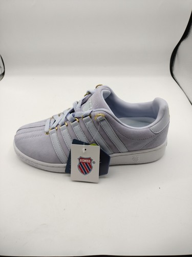 K-Swiss Classic VN Wildleder Leder Schuh Sneaker Low Damengröße 8,5 Xenon blau weiß - Bild 5 von 14