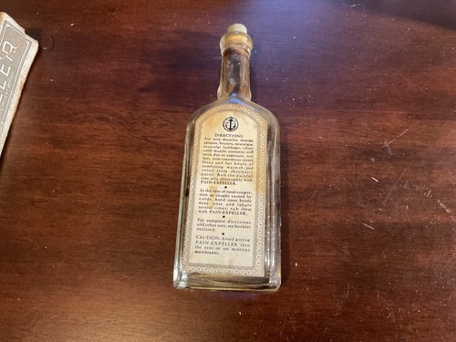 Vintage Loxol Pain Expeller Medicine Bottle Staten Island NY - With Directions - Picture 4 of 11
