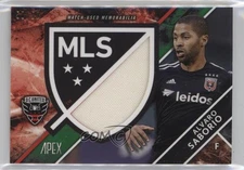 2016 Topps Apex Crest Jumbo Relics Green 50/50 Alvaro Saborio #CJR-AS 1d3a