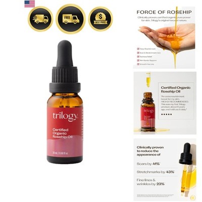 Certified Organic Rosehip Oil, Intensive Nourishment, Improves Appearance of ...