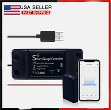 Smart Garage Door Opener Wi-Fi Remote Controller with Alexa Google Android Home