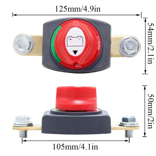 Switch On Battery Isolator Disconnect Cut Off24v 12V Boats Rvs Marine ~ - Picture 5 of 11