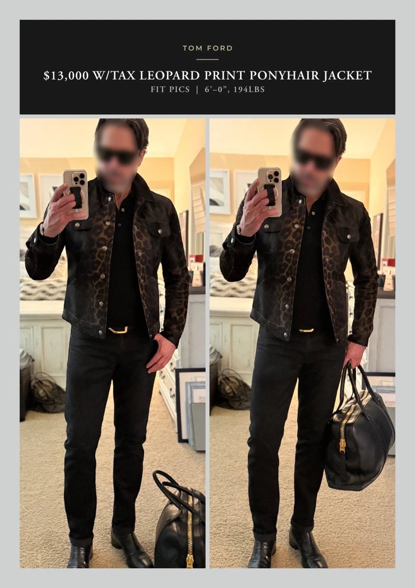 Tom Ford Leather Outer Shell Jackets for Men for Sale | Shop New