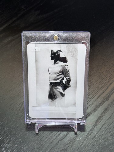 2017 Topps Star Wars: The Last Jedi Printing Plate Black - Picture 1 of 2