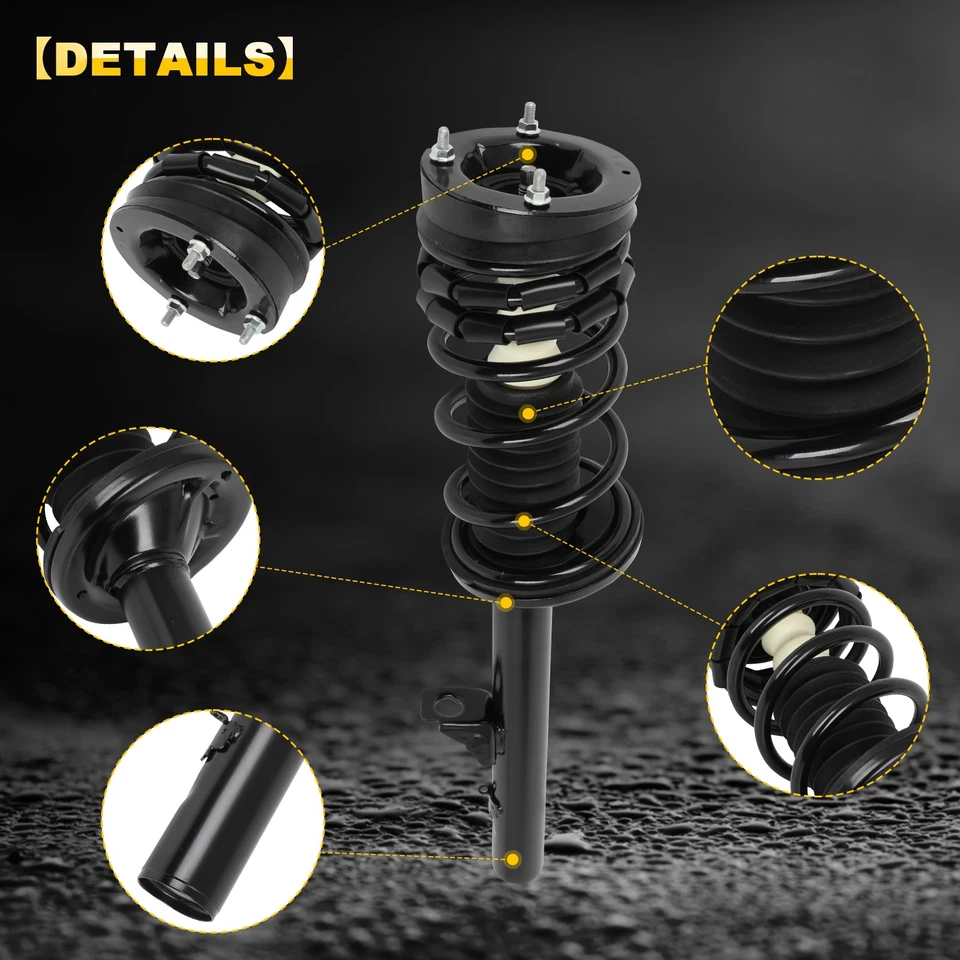 For 1999-2004 Chrysler 300M 1998-2004 Concorde Intrepid Rear Complete Struts x2 - Image 3 of 4