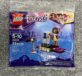 Lego Friends Stephanie's Bakery Stand 30113 & Pop Star Andrea 30205 Polybag Lot