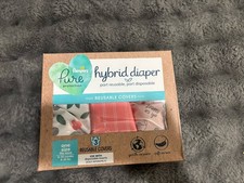 Pampers Pure Hybrid Diaper Reusable Covers 3 Pack, One Size, 0-30 Mths, 8-35 Lbs