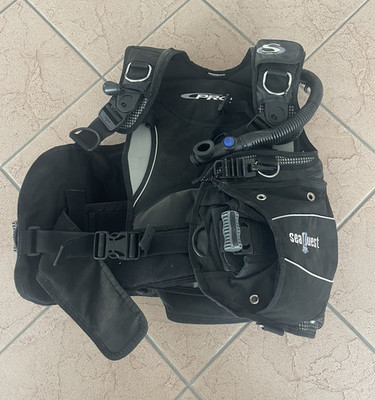SeaQuest Pro QD+ Tauchjacket Tarierweste BCD Unisex Größe S Schwarz