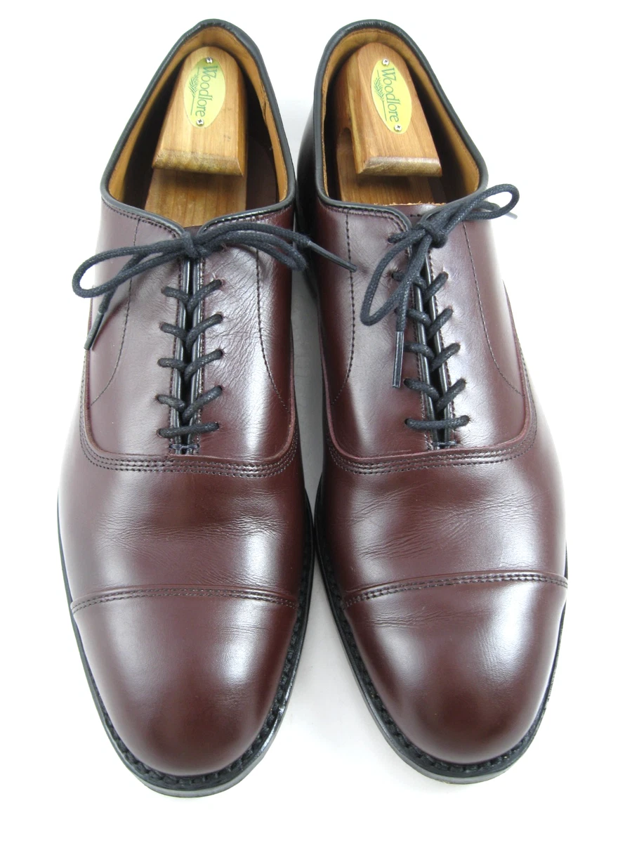 Allen Edmonds Park Avenue Mens 9 1/2 B 9.5B Almond Toe Oxford Dress Shoes Allen Edmonds Park Avenue Red Dress Shoes for Men for sale  main image 2