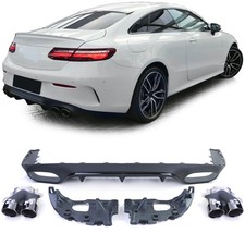 Heckdiffusor mit Endrohre Sport Optik für Mercedes E Coupe C238 mit AMG Line Heckdiffusor mit Endrohre Sport Optik für Mercedes E Coupe C238 mit AMG Line