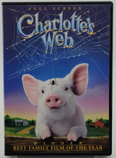 Charlotte's Web DVD Full Screen 2006 Dakota Fanning Julia Roberts Family Movie G