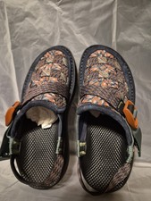 Chaco Canyon Woven Clog Mens Size 9M Earthy Mosaic Marine Color Slip On NIB BD