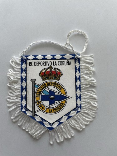 Wimpel Fußball Foot Deportivo La Coruna A Coruña Spanien Espana Liga - Bild 1 von 2