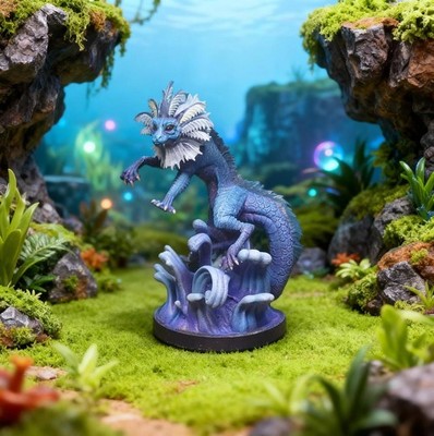 Water Dog Kaijumon Extra Durable 3D Resin Print Painted Pokeminiature