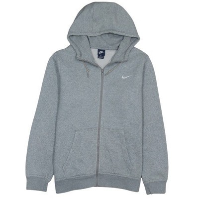 Nike Herren Hoodie Grau Full Zip L Regular Fit Sportswear