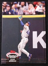 2022 Topps Stadium Club Julio Rodriguez RC #148 Rookie Image Variation 1992 SP