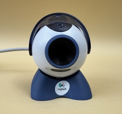 Vintage Logitech QuickCam Express 2001 MINT w/ Stand & Monitor Clip LA Find