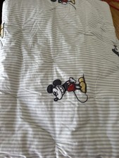 Pottery Barn Kids Disney Home Sanderson Mickey Mouse Twin Quilt New