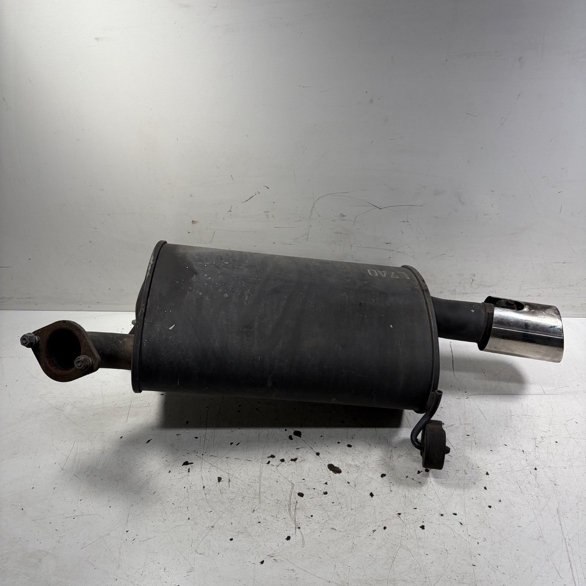 09-14 Acura TSX Left Driver Side Exhaust Muffler 18305-TL2-A03 OEM