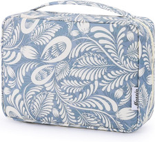 Hanging Toiletry Bag with Sturdy Hook - Large Portable Cosmetic Makeup Travel Or