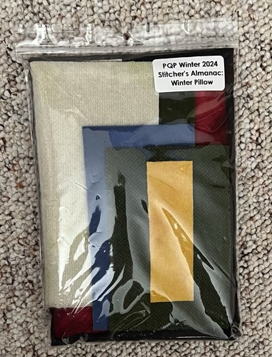 Stitcher’s Almanac: WINTER Wool Pillow Quilt Kit designed by Granny's Legacy 18” - Picture 5 of 9