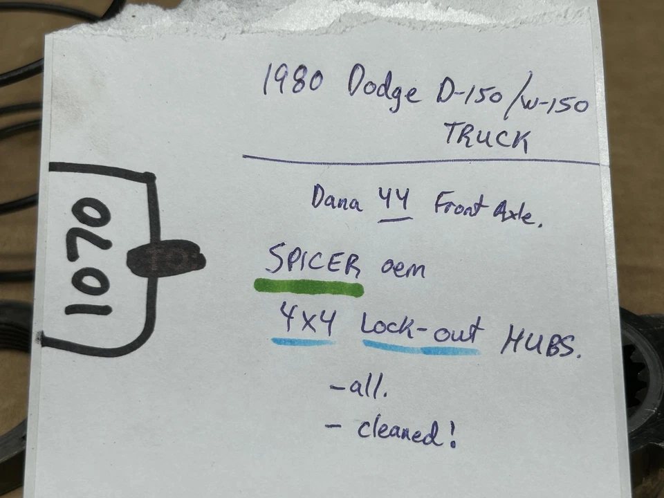 Bujes de bloqueo Spicer INTERNOS Dana 44 manuales 4x4 - 19 estrías Chevy Dodge Ford GM Foto 2 de 4