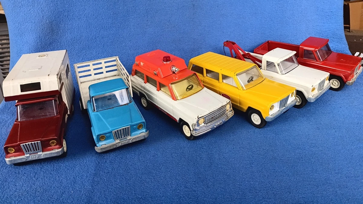 Tonka Jeep Multi-Color Vintage Manufacture Diecast Cars, Trucks