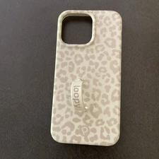 Tan Leopard Pattern  iPhone 15 Pro Max Case With Loopy