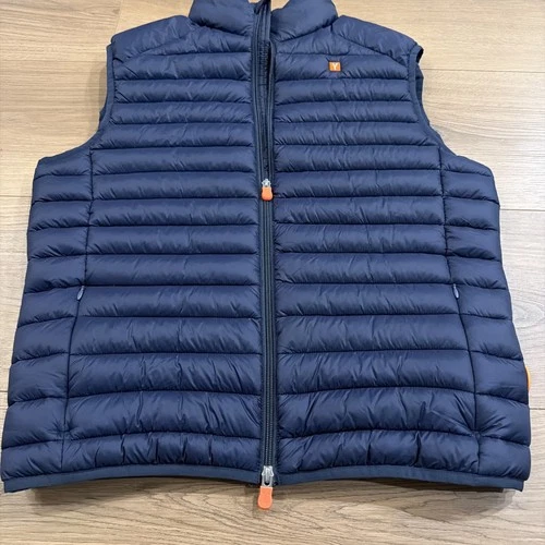 Save the Duck Adam Basic Packable Blue Vest Men's Medium - product listing photo
