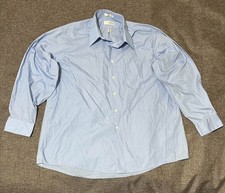 Van Heusen 17 1/2 34/35 XL Light Blue Long Sleeve Shirt