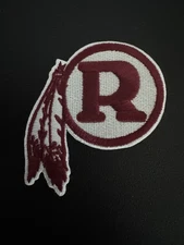 VINTAGE RETRO CLASSIC WASHINGTON REDSKINS THROWBACK R LOGO PATCH NEW-OLD STOCK