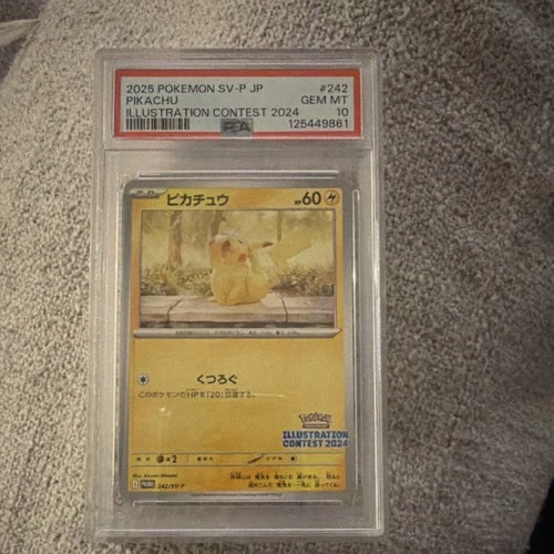 Pokémon Pikachu Illustration Contest 2024 Promo #242 Japanese PSA 10 GEM MT