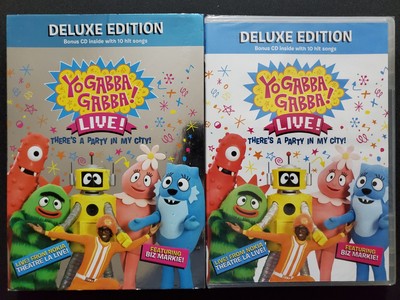 Yo Gabba Gabba: Live - Theres a Party in My City (DVD, 2012) for
