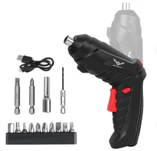 16 in 1 Electric Screwdriver Cordless Rechargeable Small Power Drill Set 3.6V...