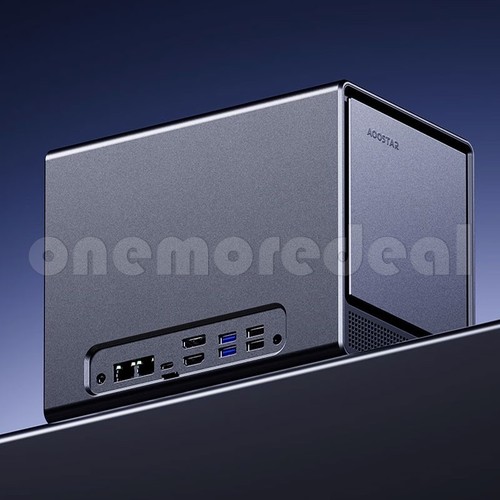 WTR PRO AMD-5825U Metal Mini PC 4xSATA Slot Dual 2.5G High Speed Transmission - 第 2/2 張圖片