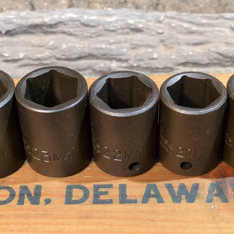 Proto Pro USA 17 Pc. 1/2" Drive Metric Impact Socket Set, 6 Pt. - Image 3 of 4