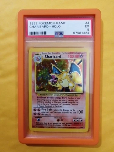 Charizard Holo PSA 5 1999 Pokemon Set #4/102 4895