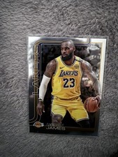 Topps Chrome NBA 2025 Basketball Card Lot - Lakers, 76ers, LeBron James 